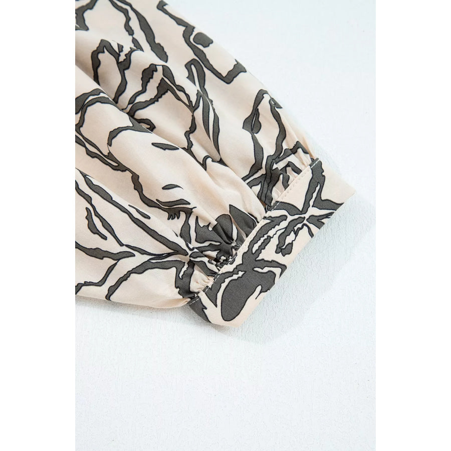 Floral Print Button-Down Shirt Apparel and Accessories