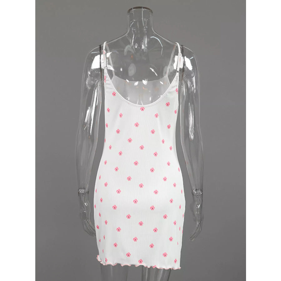 Floral Print Cami Dress and Cardigan Lounge Set Apparel and Accessories