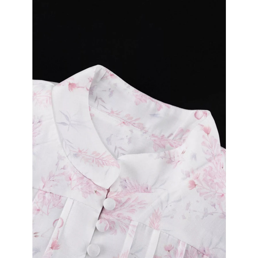 Floral Print Layered Ruffle Dress Apparel and Accessories