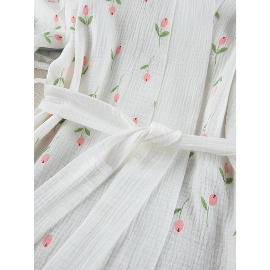 Floral Print Lightweight Lounge Nightgown Apparel and Accessories