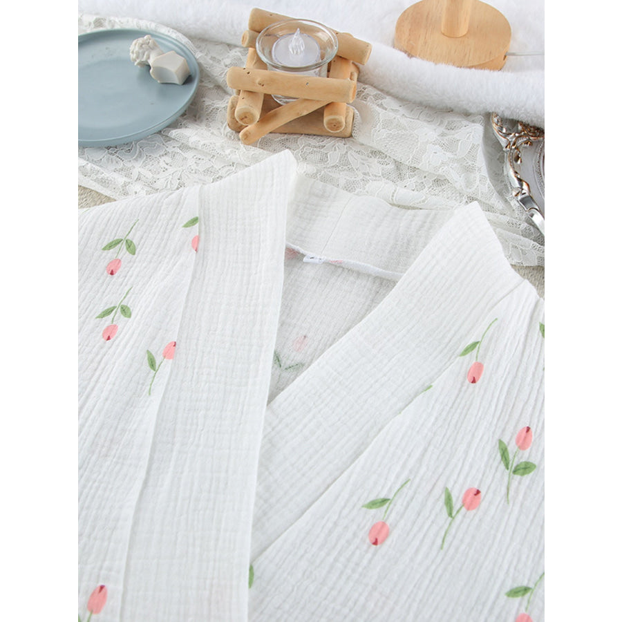 Floral Print Lightweight Lounge Nightgown Apparel and Accessories