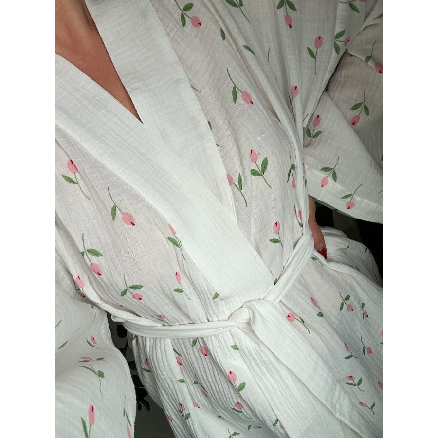 Floral Print Lightweight Lounge Nightgown Apparel and Accessories