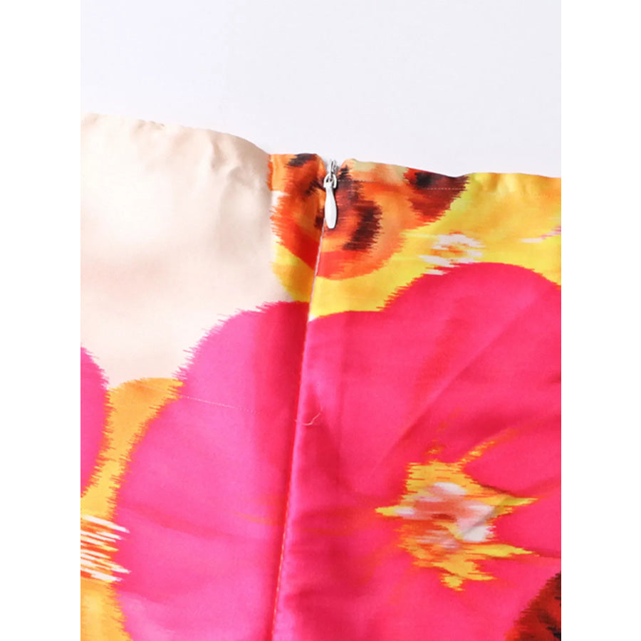 Floral Print Off-Shoulder Top and Pants Set Apparel and Accessories