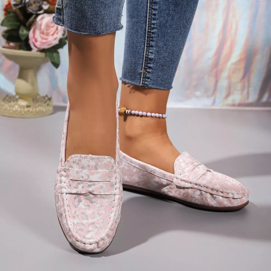 Floral Print Slip-Ons Apparel and Accessories