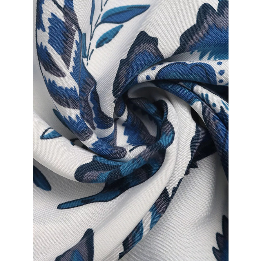 Floral Print Strapless Maxi Dress Apparel and Accessories