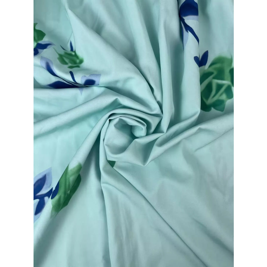 Floral Print Tube Maxi Dress Apparel and Accessories