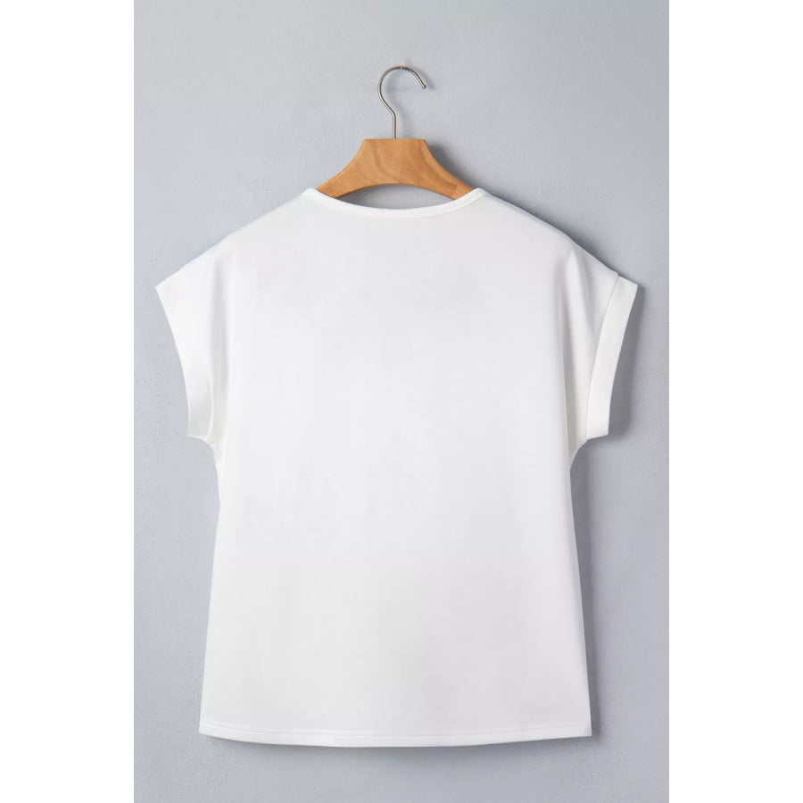 Floral Short Sleeve T-Shirt Apparel and Accessories