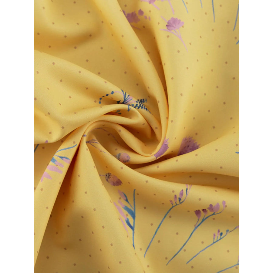 Floral Spaghetti Straps Maxi Dress Apparel and Accessories