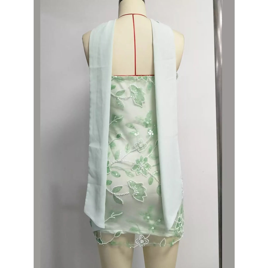 Floral Textured Strapless Mini Dress Apparel and Accessories