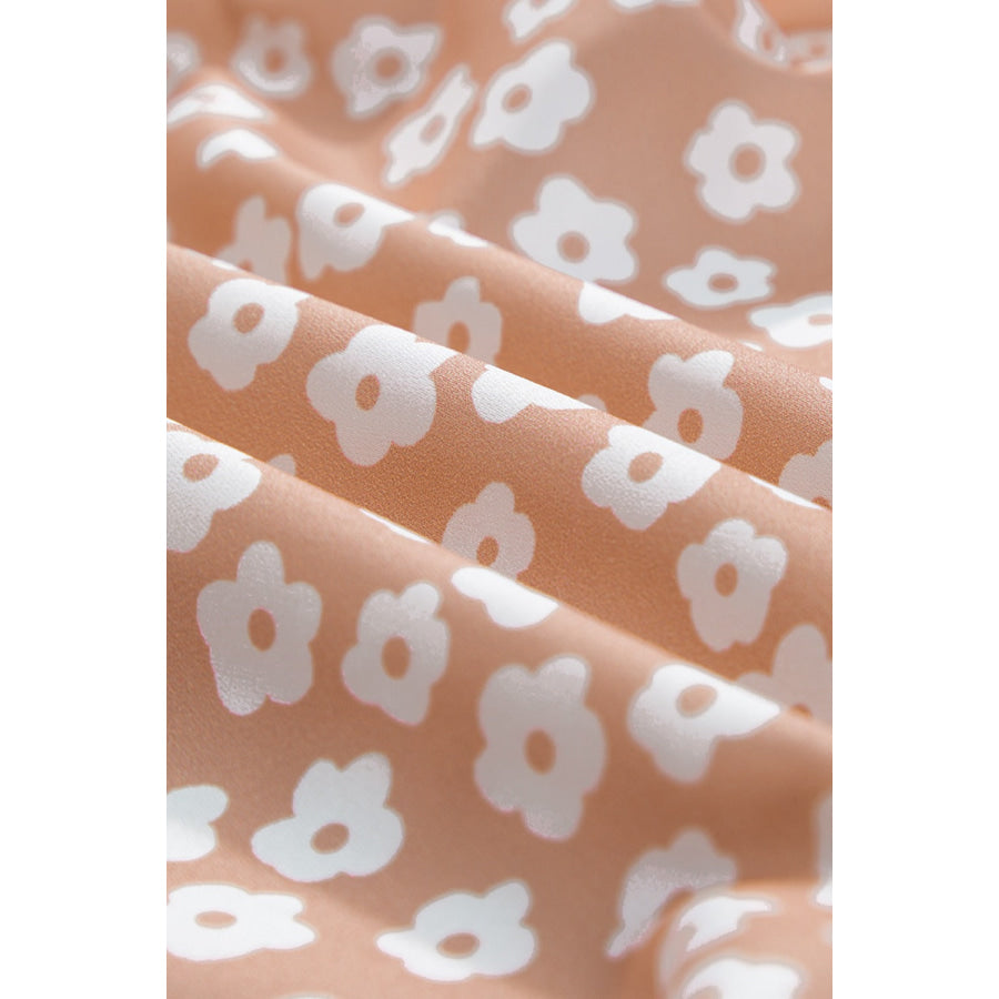Floral Wide Leg Pants Apparel and Accessories