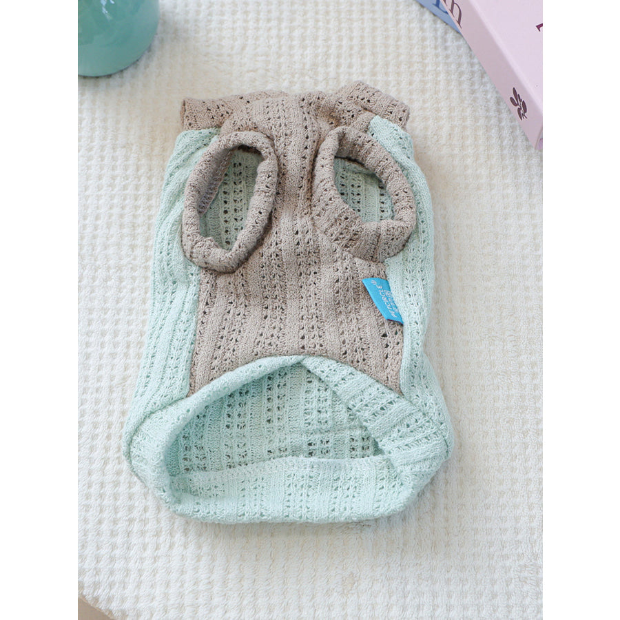 Flower Knitted Pet Hoodie Apparel and Accessories