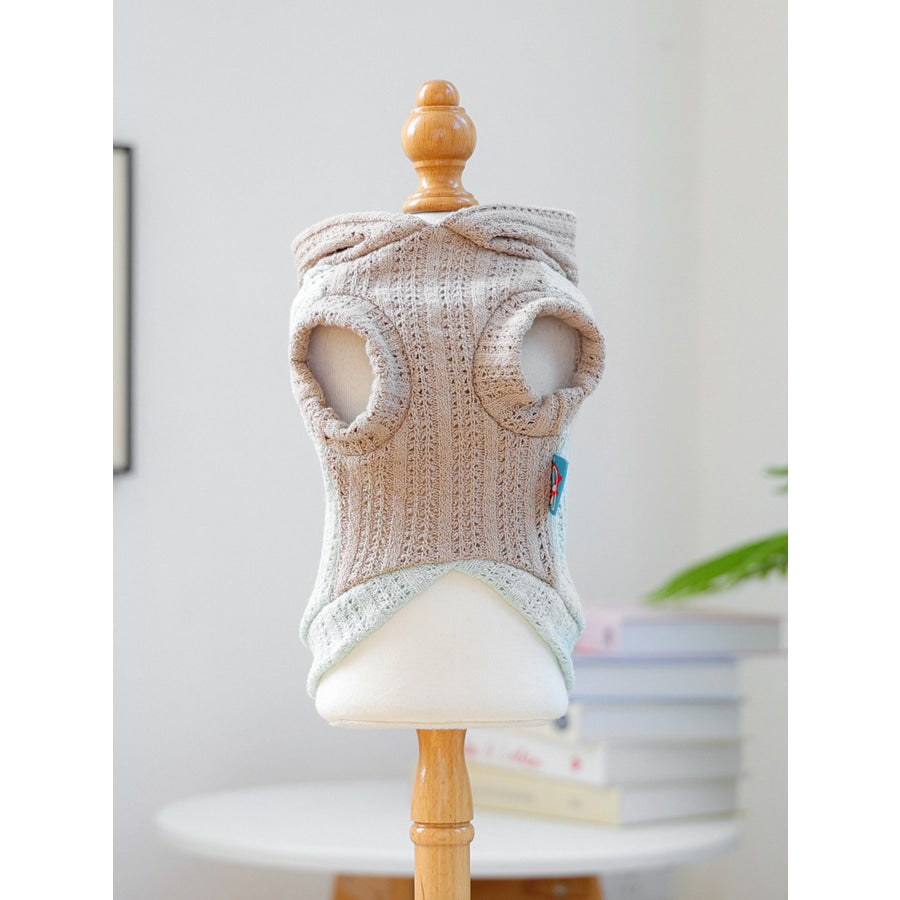 Flower Knitted Pet Hoodie Apparel and Accessories