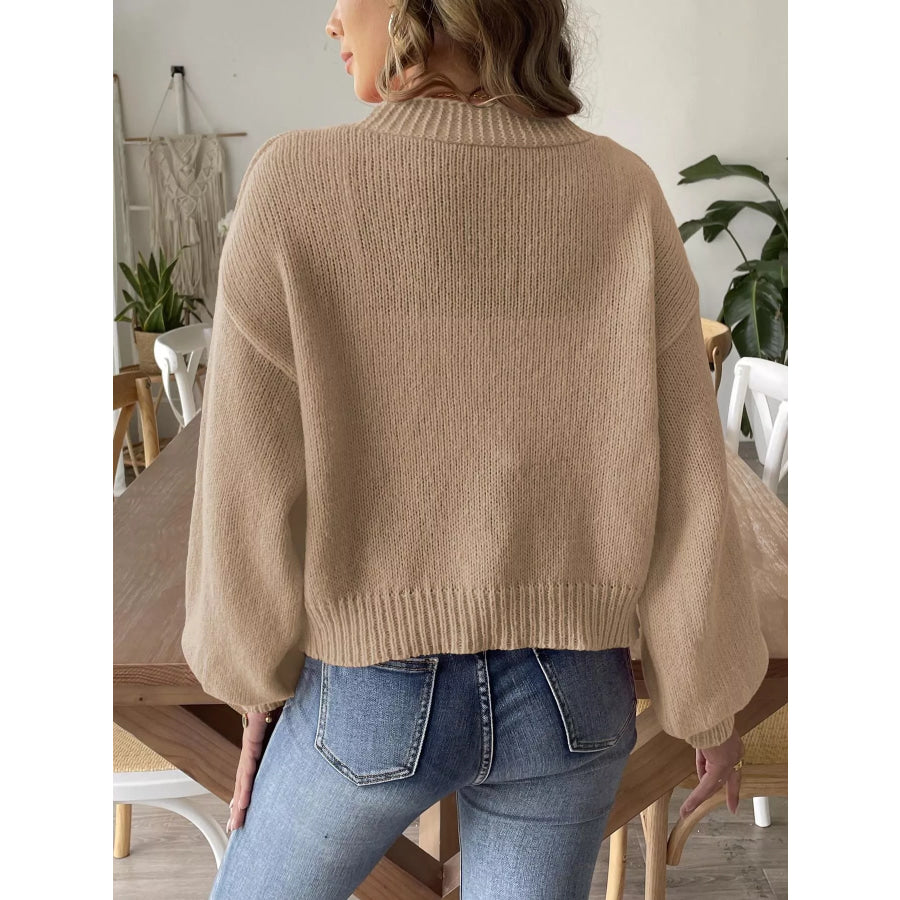 Flower Open Front Cardigan Apparel and Accessories