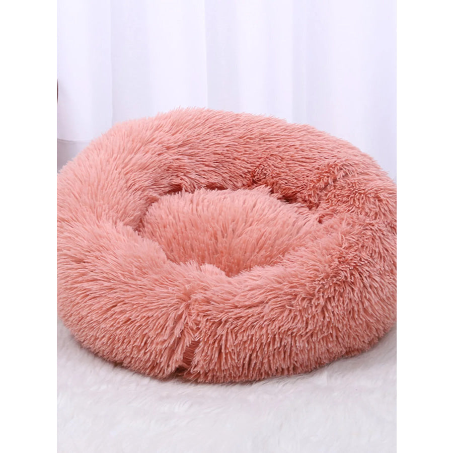 Fluffy Plush Donut Pet Nest Skin Powder / S Apparel and Accessories