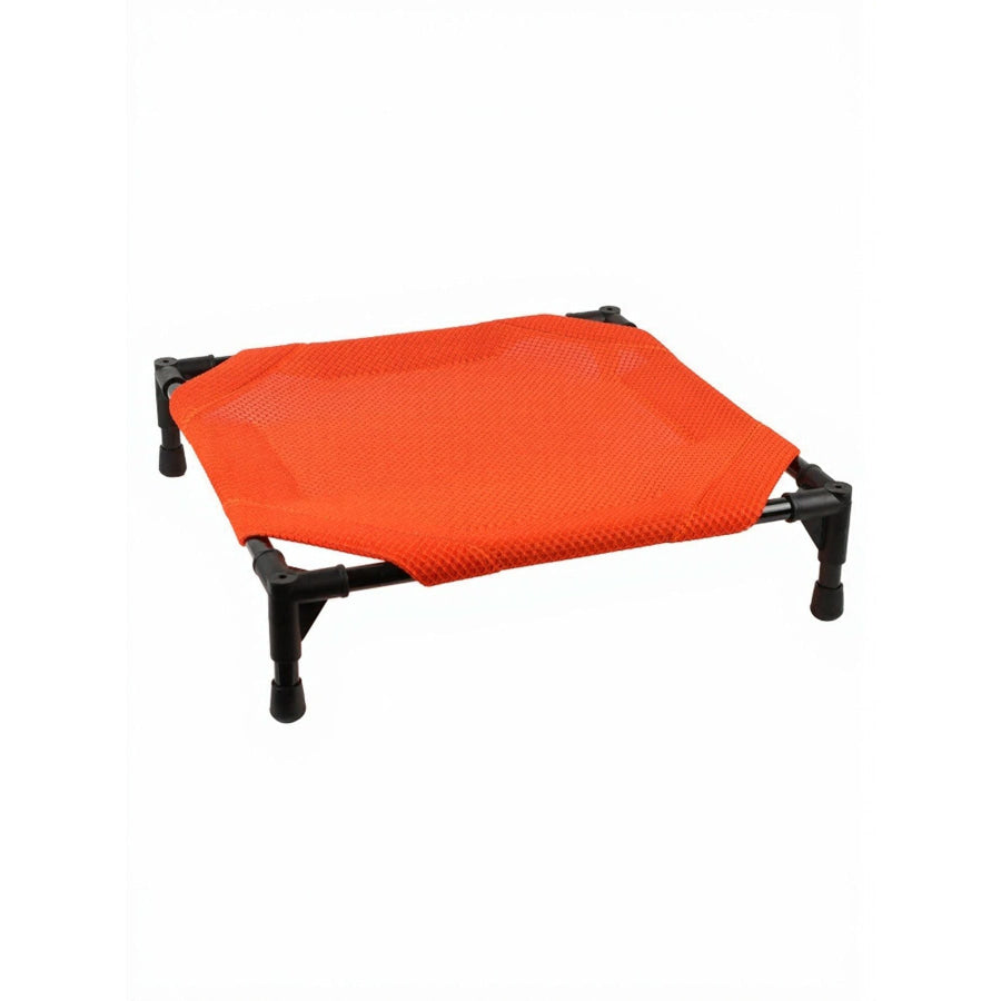 Foldable Elevated Pet Bed Orange Honeycomb Cloth / S Apparel and Accessories