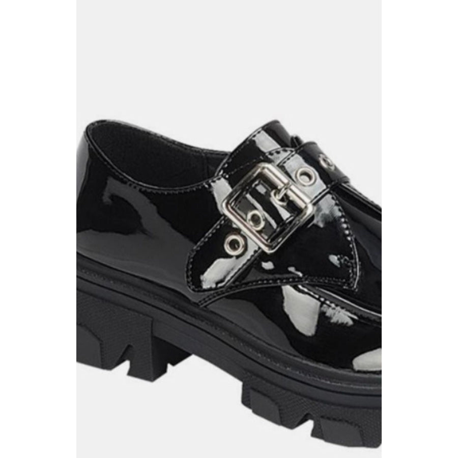 Forever Link Buckled Platform Lug Sole Loafers Apparel and Accessories