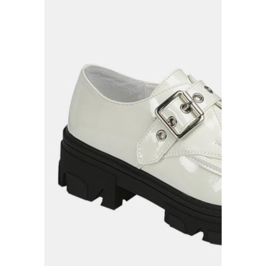 Forever Link Buckled Platform Lug Sole Loafers Apparel and Accessories