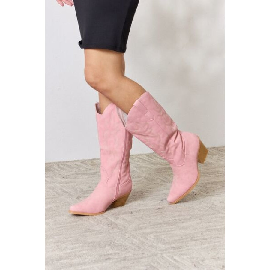 Forever Link Knee High Cowboy Boots Clothing