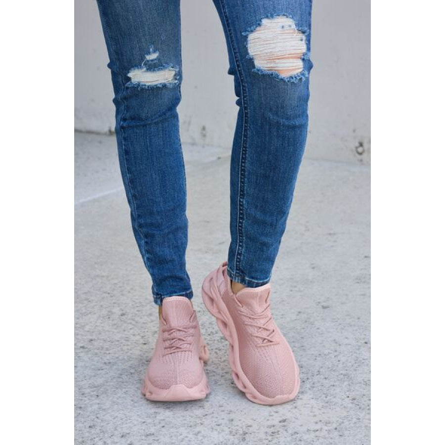 Forever Link Mesh Breathable Platform Athletic Shoes MAUVE / 5 Apparel and Accessories