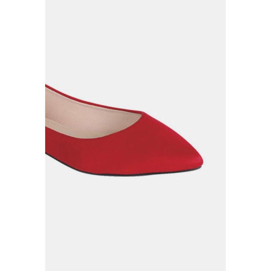 Forever Link Pointy Toe Slip On Flat Loafers Apparel and Accessories