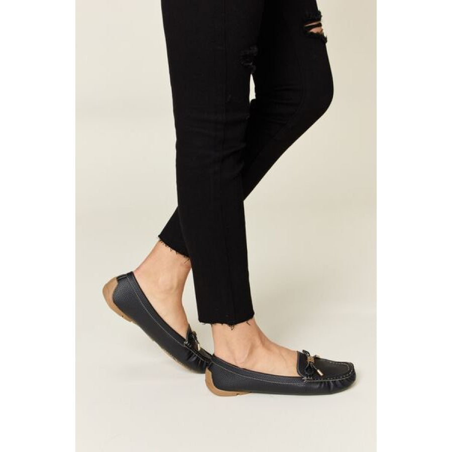 Forever Link Slip On Bow Flats Loafers Apparel and Accessories