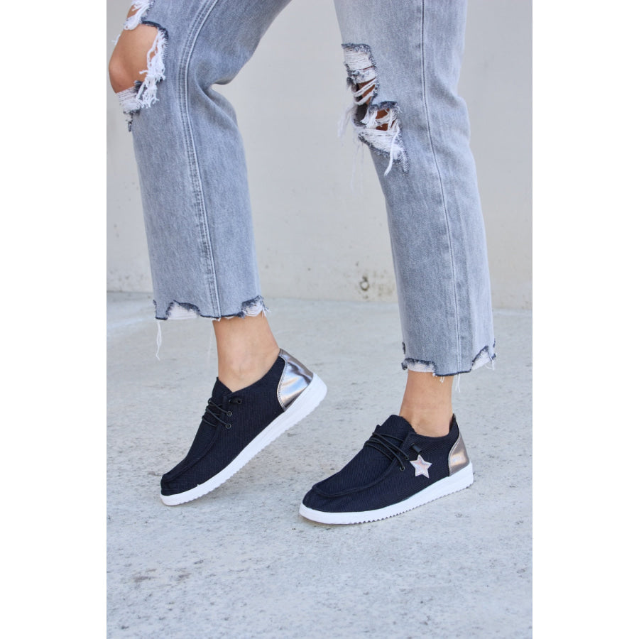 Forever Link Star Lace-Up Flat Sneakers footwear