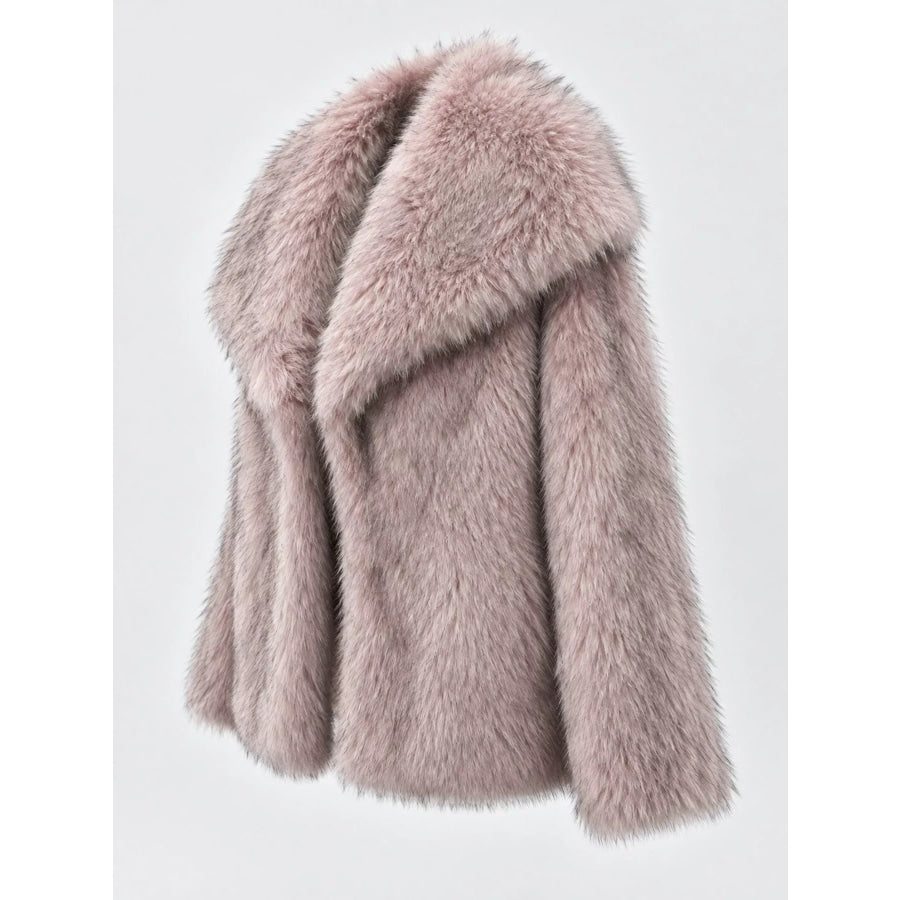 Fox Fur Collar Winter Outerwear Apparel and Accessories