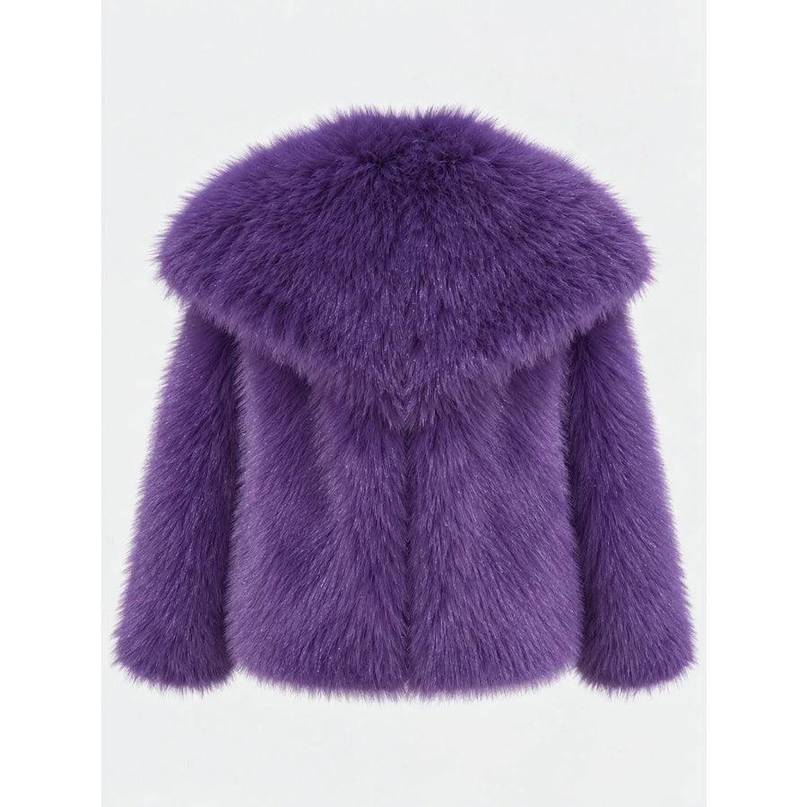Fox Fur Collar Winter Outerwear Apparel and Accessories