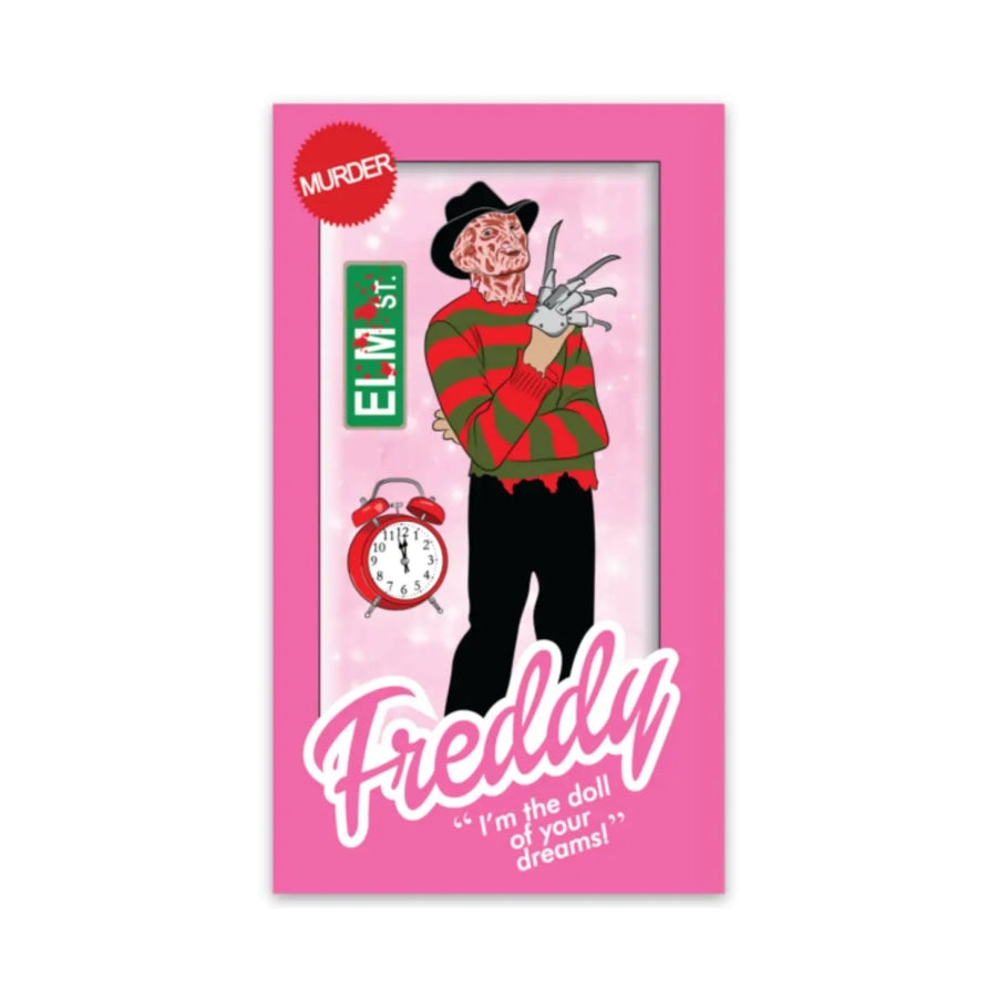 Freddy + Barbie Crossover Halloween Sticker sticker