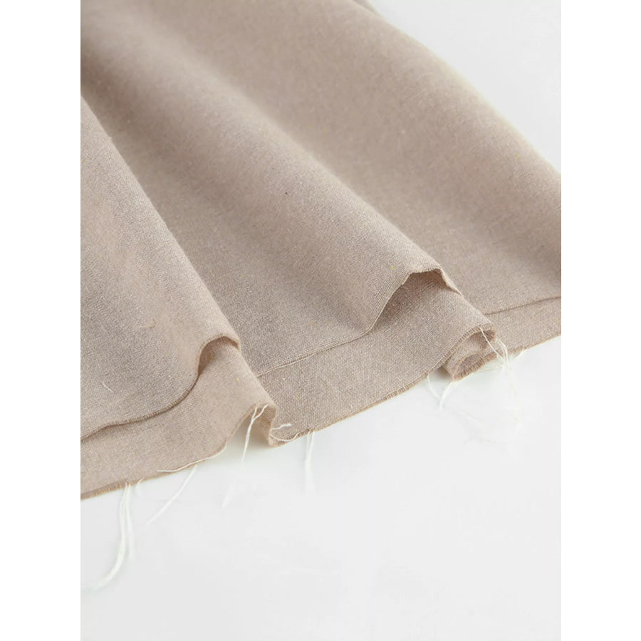 Frill Tie Shoulder Mini Dress Apparel and Accessories