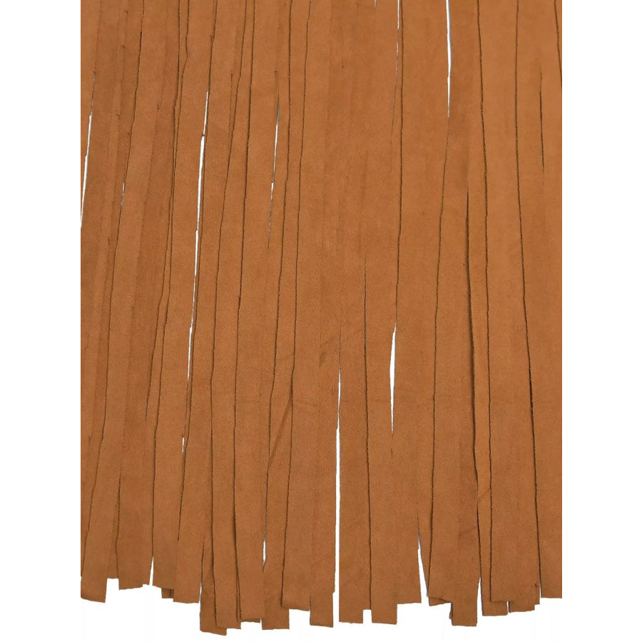 Fringe Trim Tube Top Apparel and Accessories