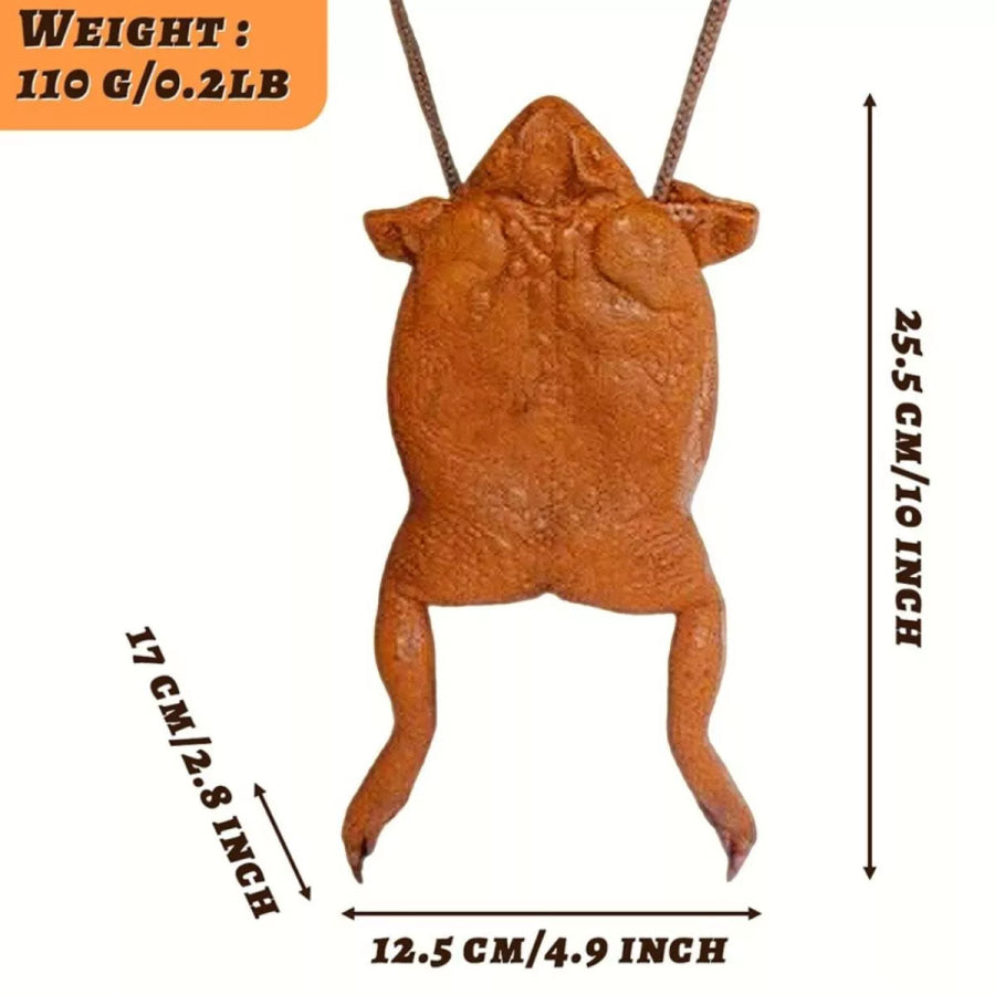 Frog-Shaped Crossbody Bag Orange / One Size Apparel and Accessories