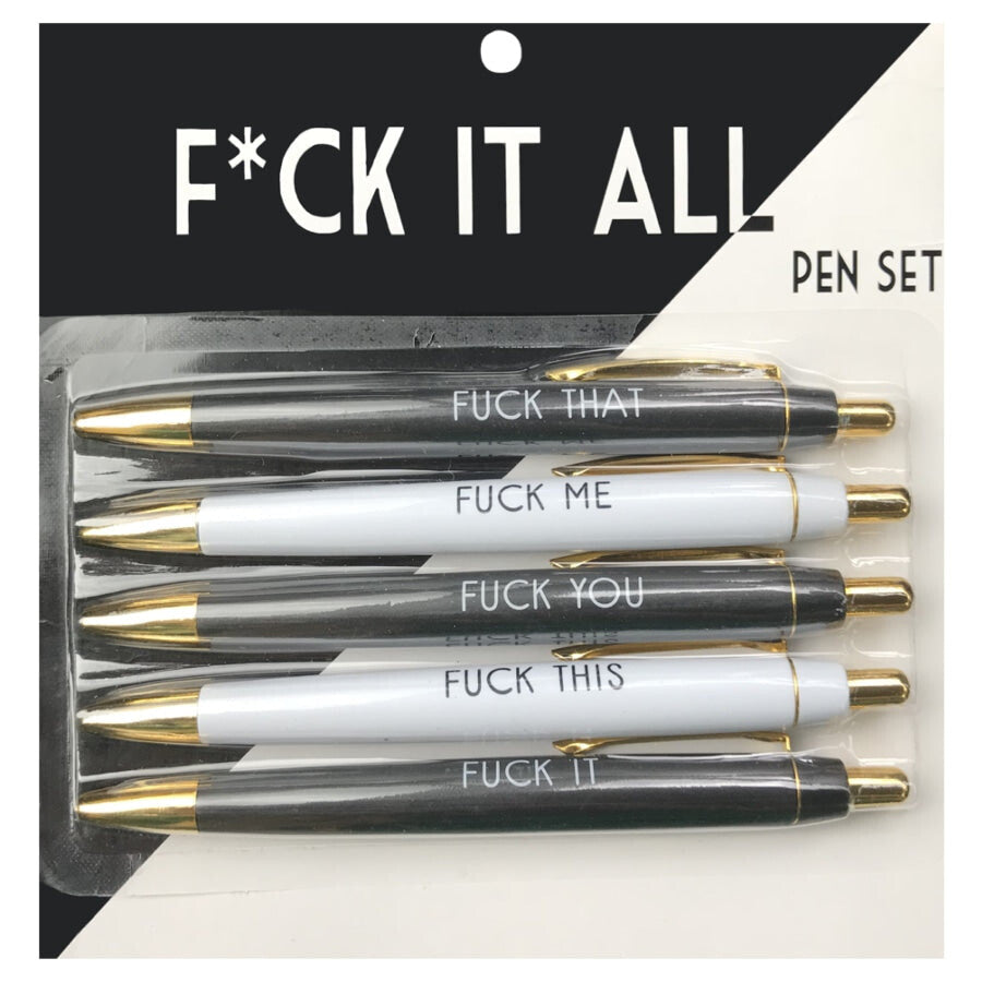 Fuck It All Pen Set Pen