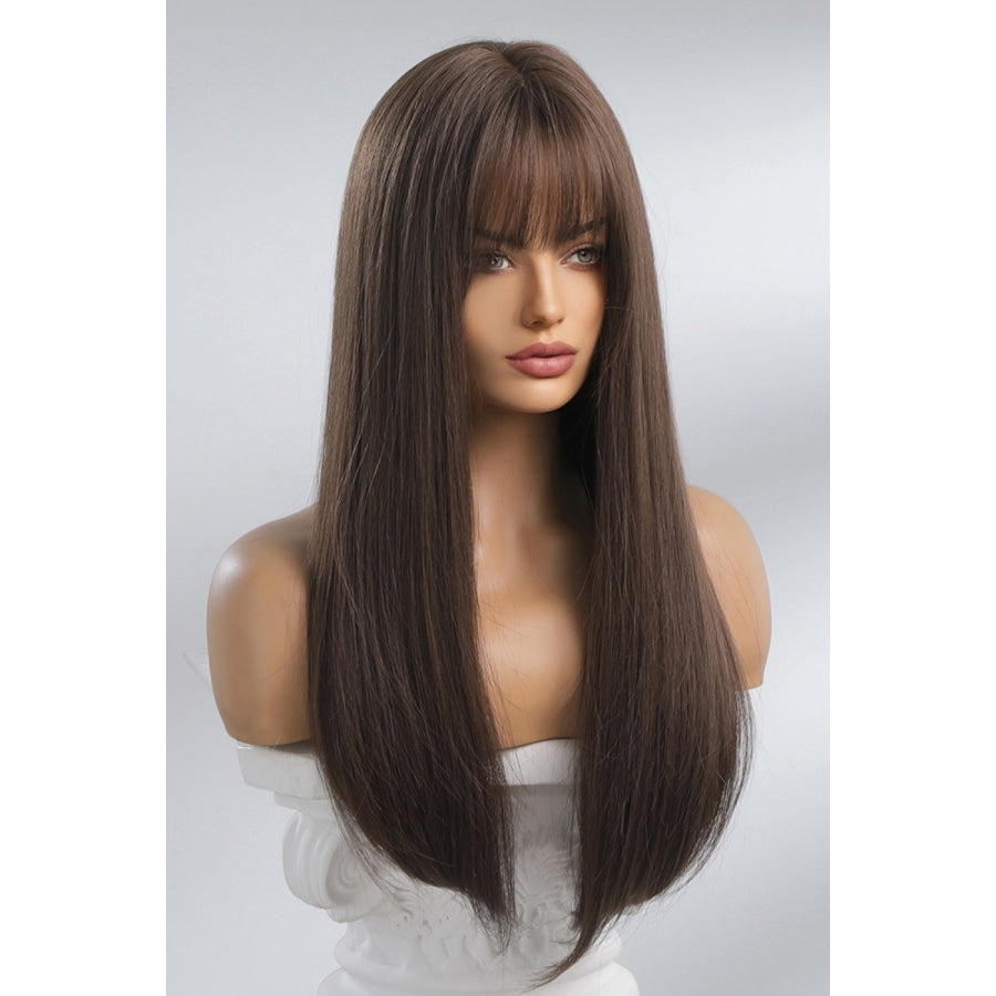 Sandee Rain Boutique Full Machine Long Straight Synthetic Wigs