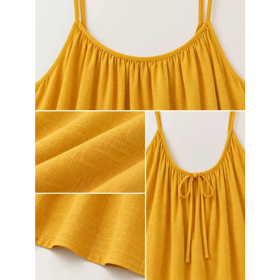 Full Size Backless Spaghetti Strap Maxi Dress Plus Apparel and Accessories