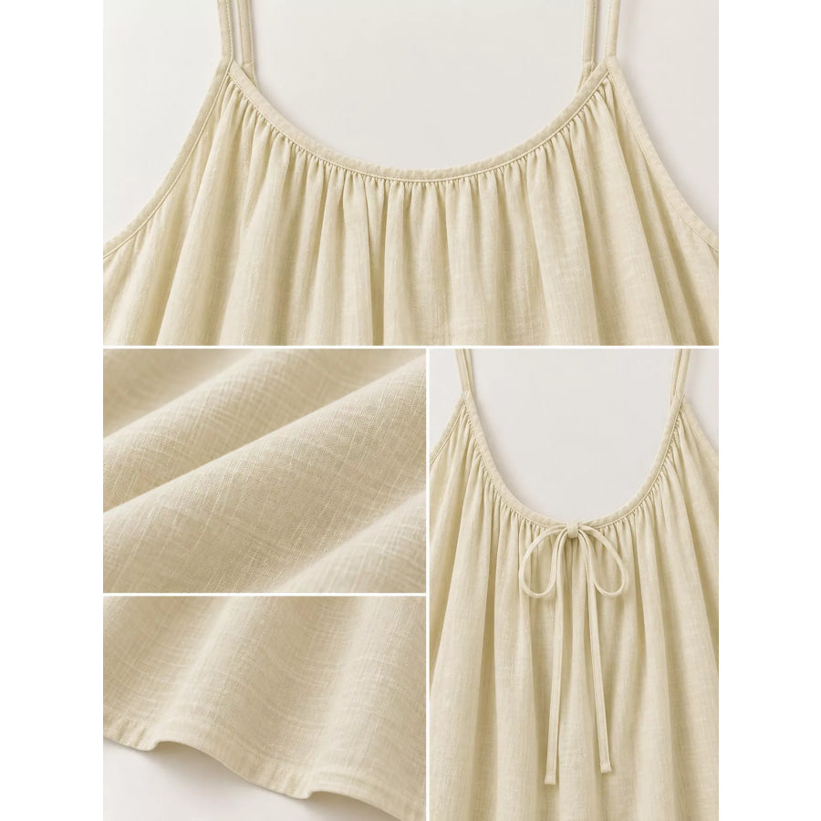 Full Size Backless Spaghetti Strap Maxi Dress Plus Apparel and Accessories