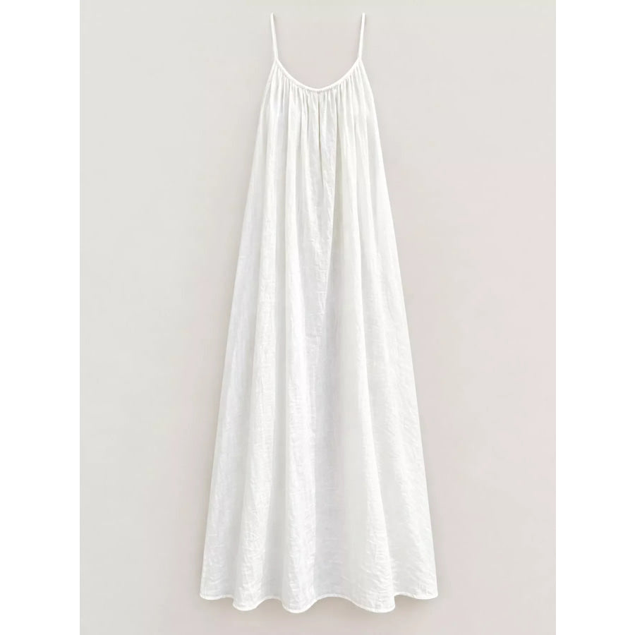 Full Size Backless Spaghetti Strap Maxi Dress Plus Apparel and Accessories