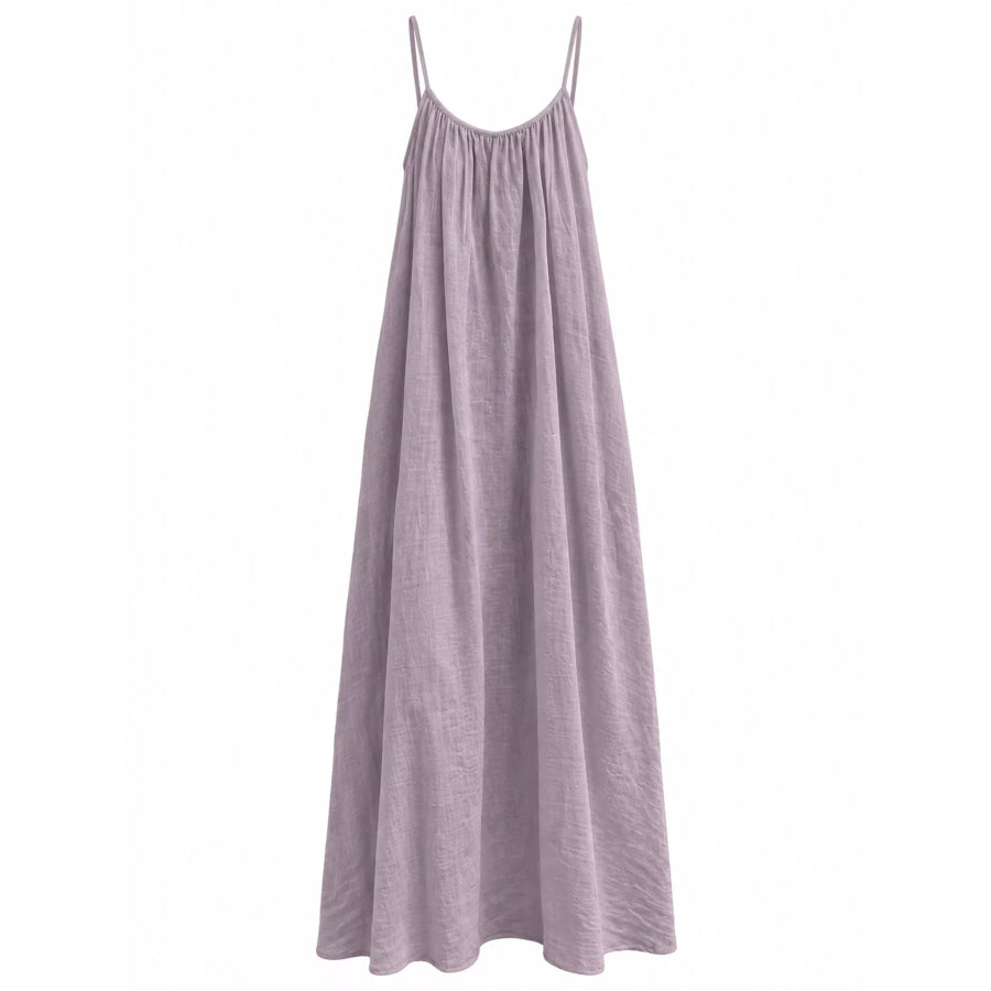 Full Size Backless Spaghetti Strap Maxi Dress Plus Apparel and Accessories