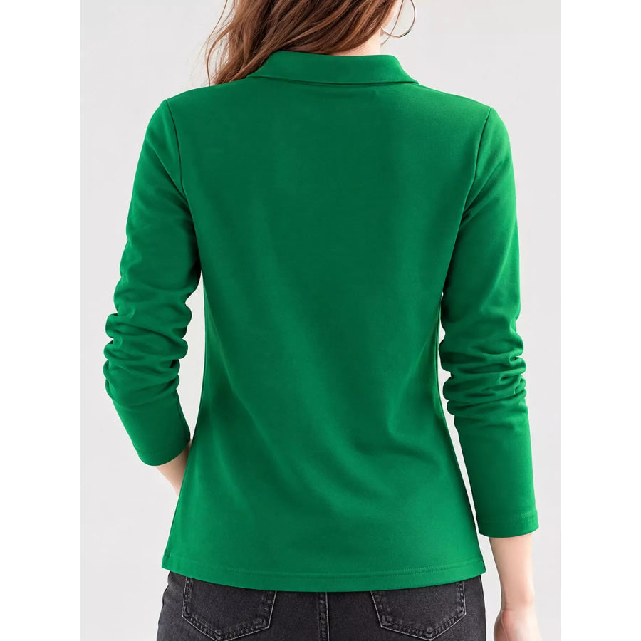 Full Size Button-Down Long Sleeve Shirt Plus Apparel and Accessories