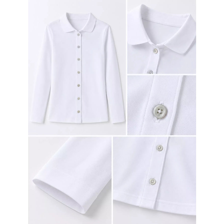 Full Size Button-Down Long Sleeve Shirt Plus Apparel and Accessories