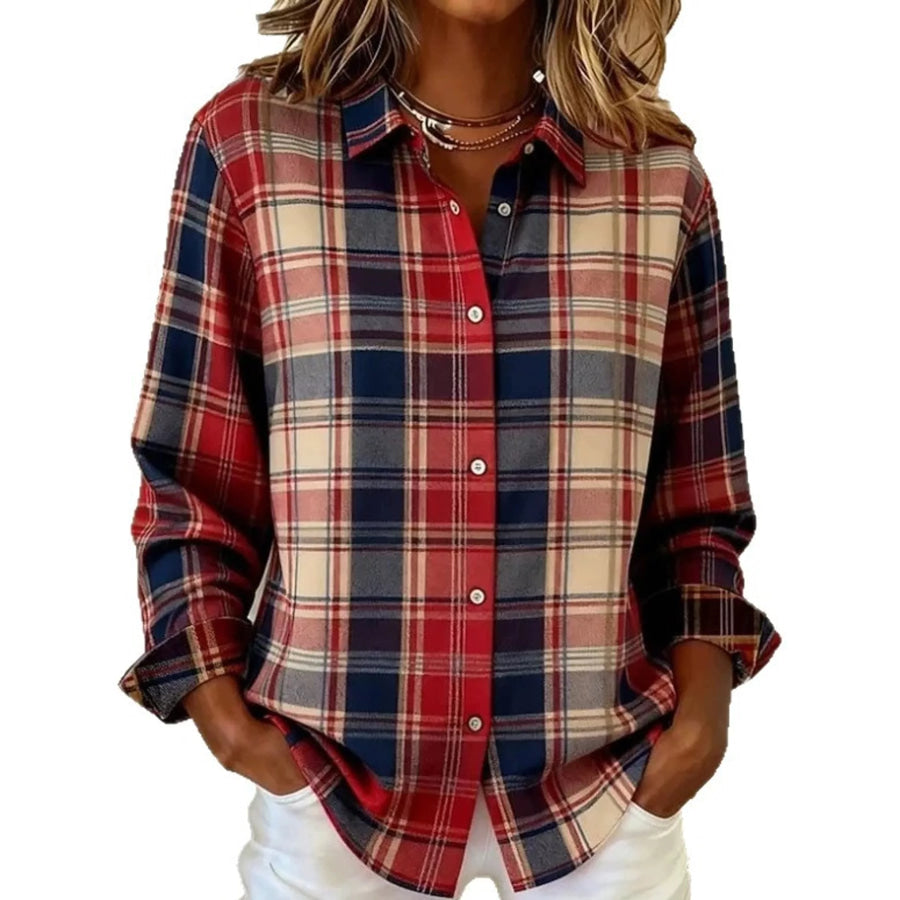 Full Size Button-Down Long Sleeve Shirt Plus Apparel and Accessories