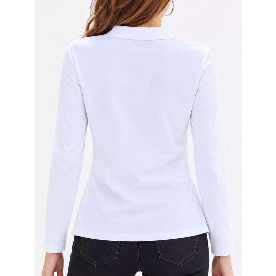 Full Size Button-Down Long Sleeve Shirt Plus Apparel and Accessories