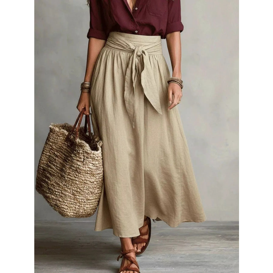 Full Size Button-Down Shirt and Skirt Set Plus Size Apparel and Accessories