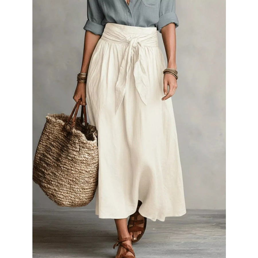 Full Size Button-Down Shirt and Skirt Set Plus Size Apparel and Accessories