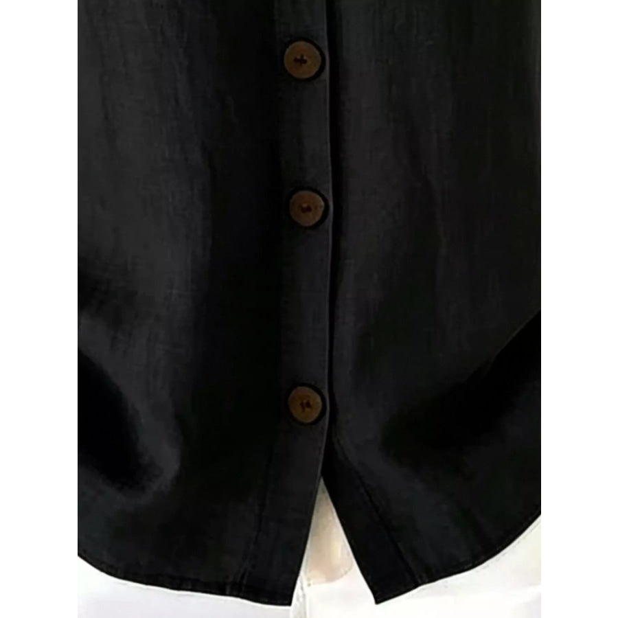 Full Size Button-Down Short Sleeve Shirt Plus Apparel and Accessories