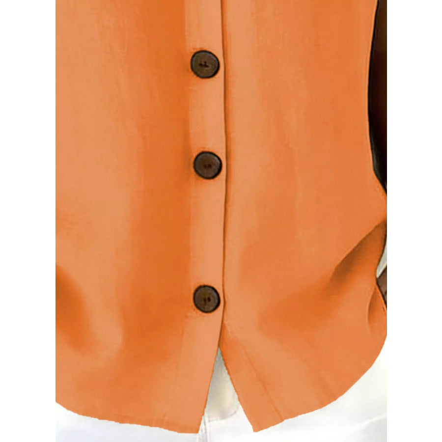 Full Size Button-Down Short Sleeve Shirt Plus Apparel and Accessories