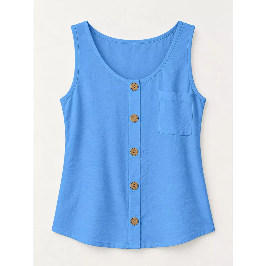 Full Size Casual Round Neck Tank Plus Apparel and Accessories