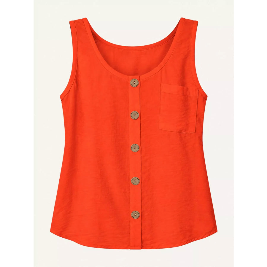 Full Size Casual Round Neck Tank Plus Apparel and Accessories