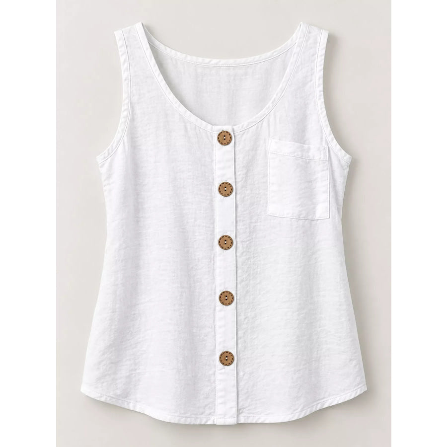 Full Size Casual Round Neck Tank Plus Apparel and Accessories
