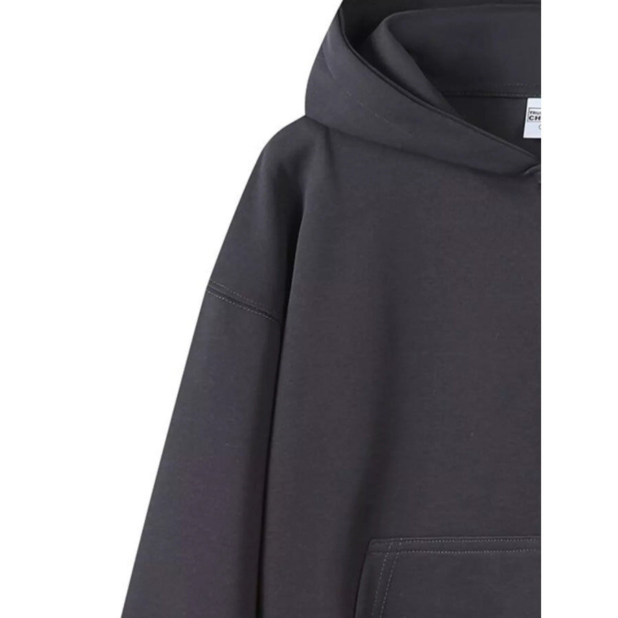 Full Size Casual Zip-Up Long Sleeve Hoodie Plus Size Apparel and Accessories